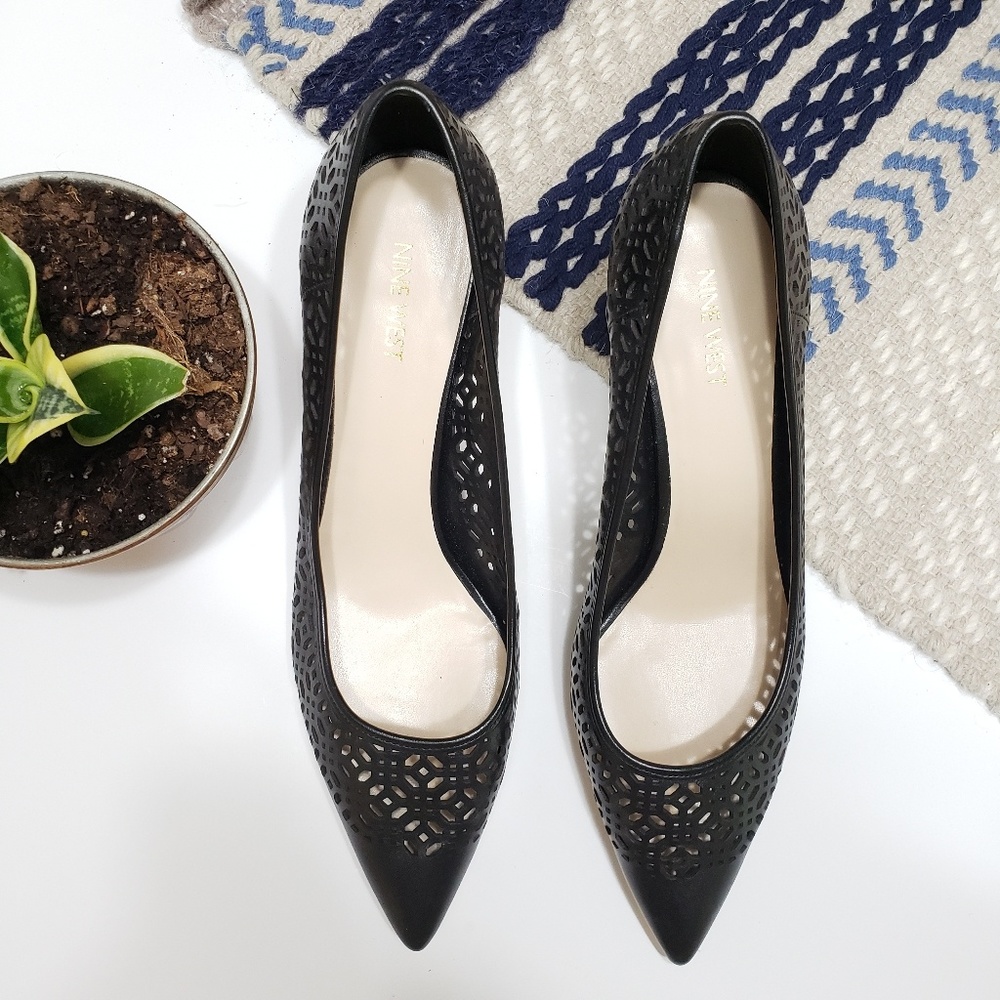 Nine West Shavar Leather Blend Dress Shoes